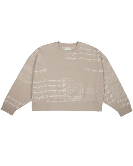 I Love You It's Ruining My Life Boxy Cropped Crewneck