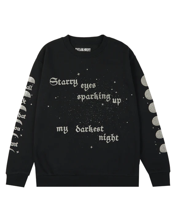 Sparking Up My Darkest Night Crewneck Sparking Up My Darkest Night Crewneck