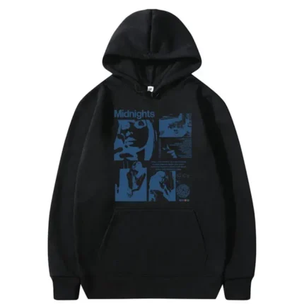 Taylor Swift Midnights Album Black Hoodie