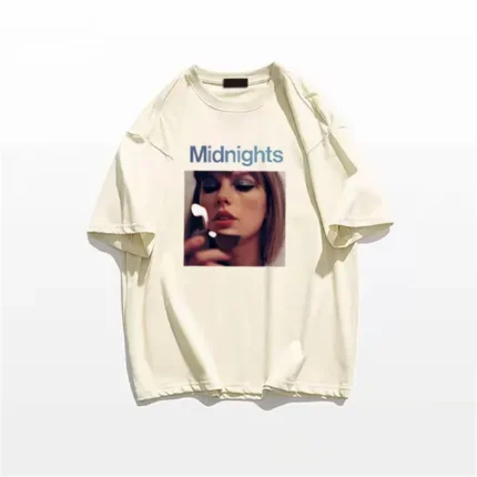 Taylor Swift Midnight Album Swift Cream T Shirt
