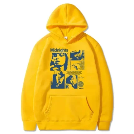 Taylor Swift Midnight Album Yellow Hoodie