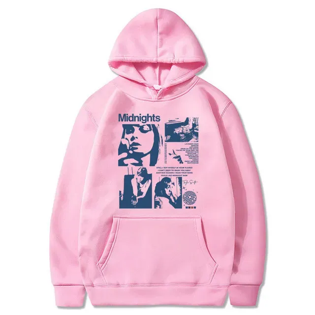 Taylor Swift Midnight Album Pink Hoodie Taylor Swift Midnight Album Pink Hoodie
