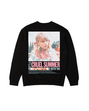 Taylor Swift It's a Cruel Summer with You Crewneck