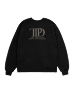 Taylor Swift The Tortured Poets Department Black Crewneck