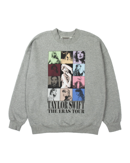 Taylor Swift The Eras Tour II Gray Crewneck