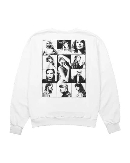 Taylor Swift The Eras Tour White Crewneck
