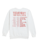 Taylor Swift _ The Eras Tour Photo White Crewneck - Image 2